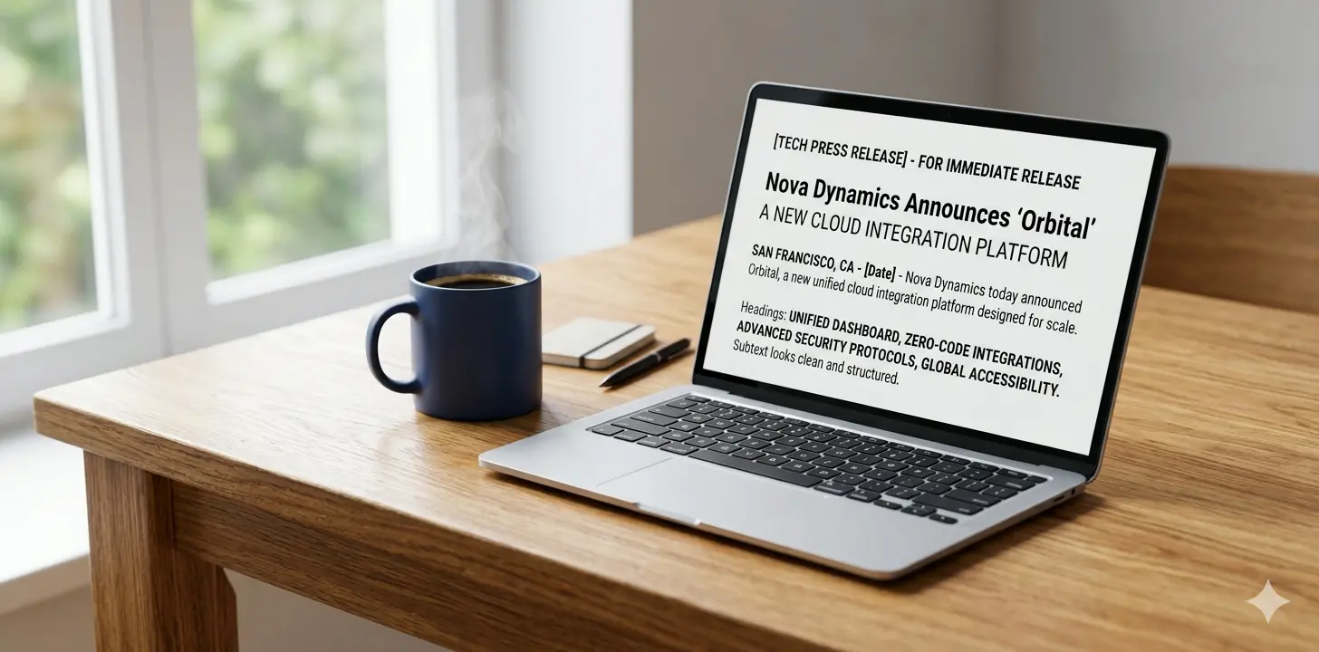 How to Write a Tech Company Press Release in Plain English