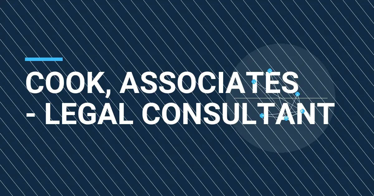 Cook, Associates - Legal Consultant