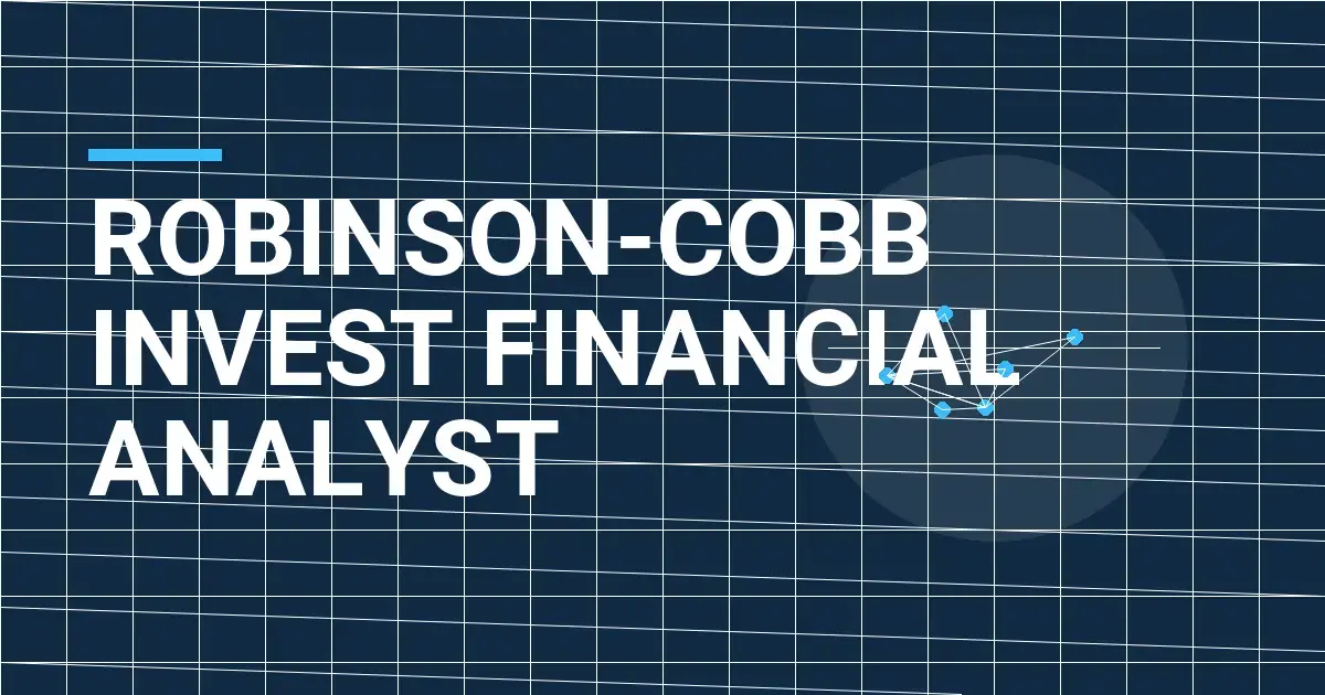 Robinson-Cobb Invest Financial Analyst