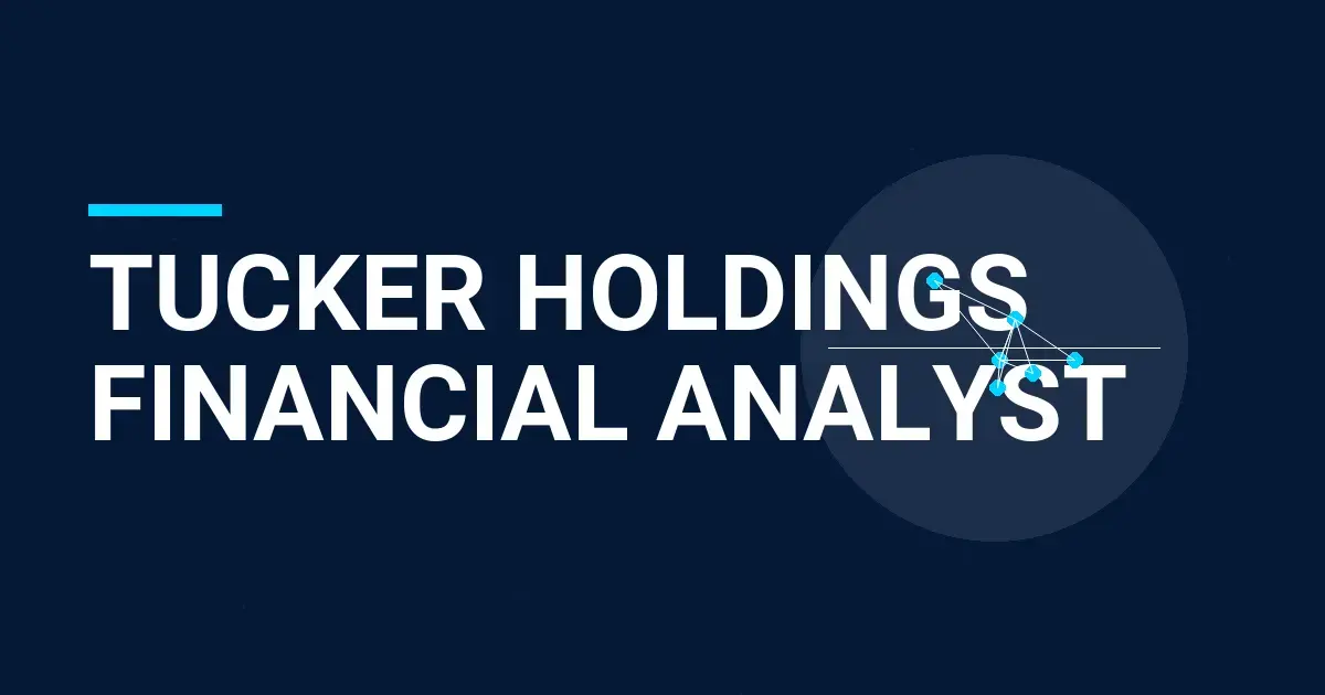 Tucker Holdings Financial Analyst