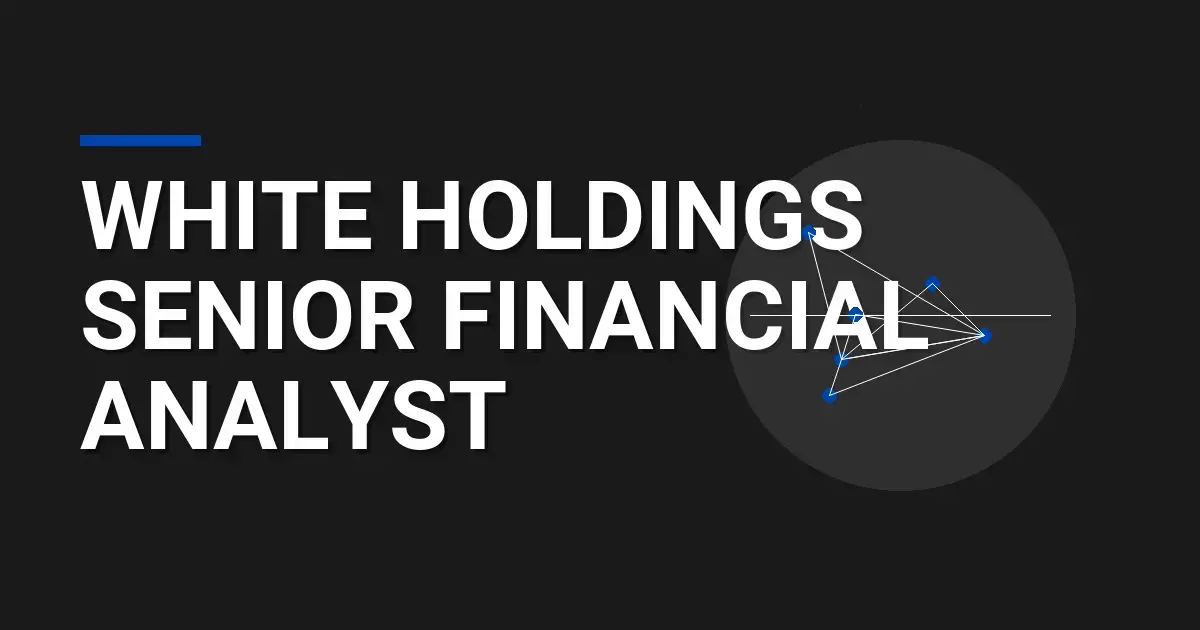 White Holdings Senior Financial Analyst