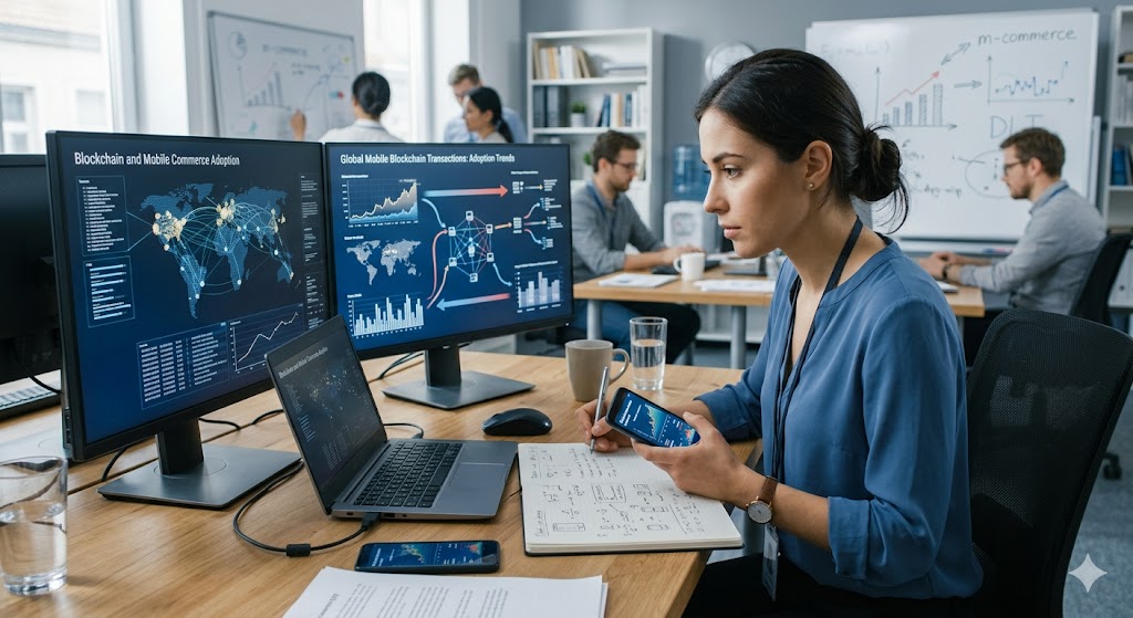 Research Findings About Mobile Commerce in Blockchain Adoption